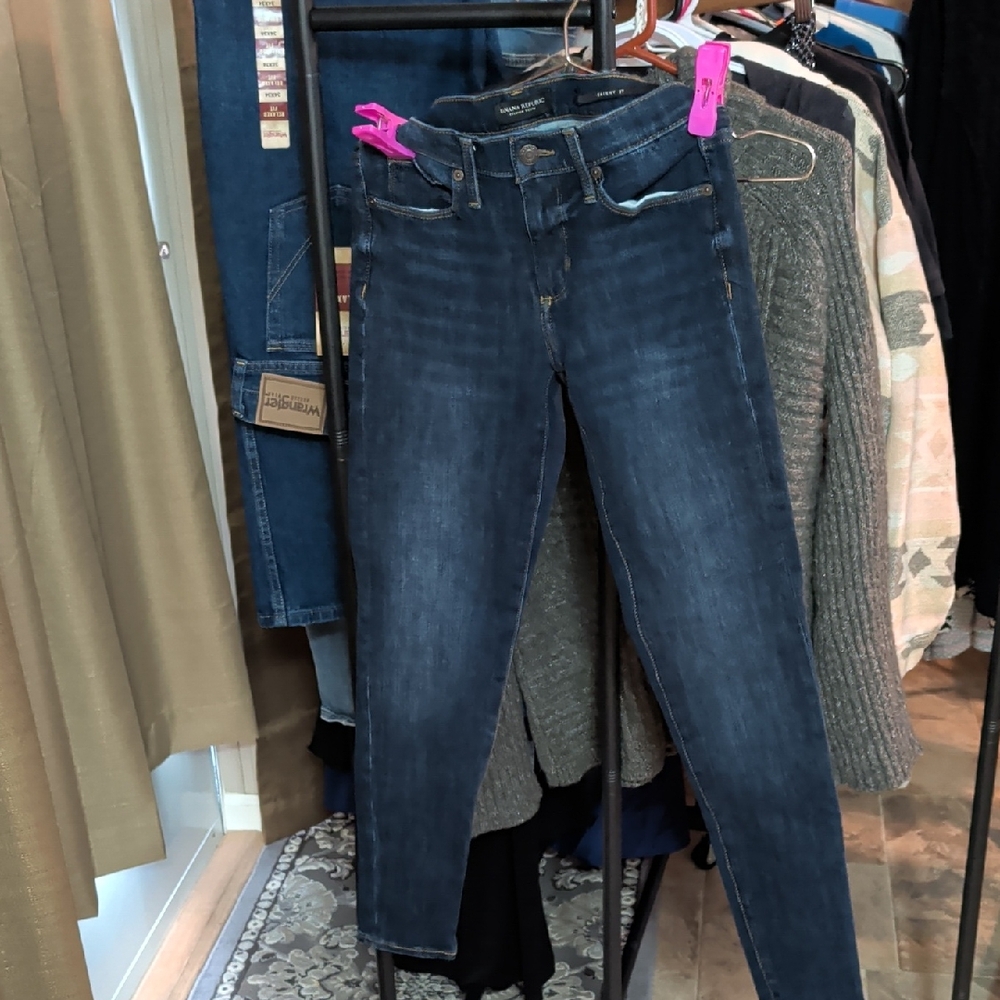 Banana Republic Women's Dark Blue Jeans Skinny 27